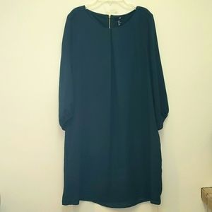 Green/teal H&M dress. Size 10.